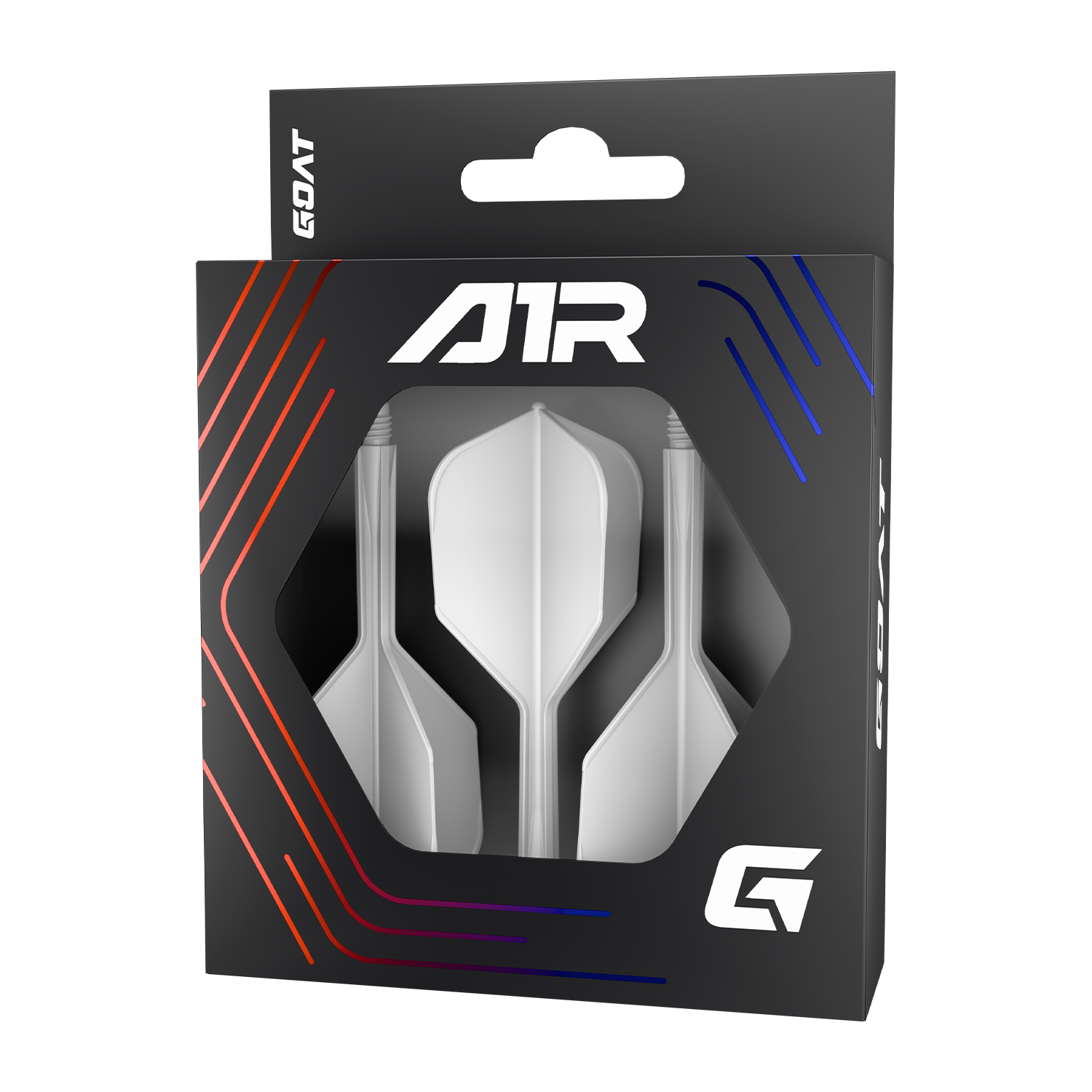 GOAT A1R Molded Flights White - Image 1